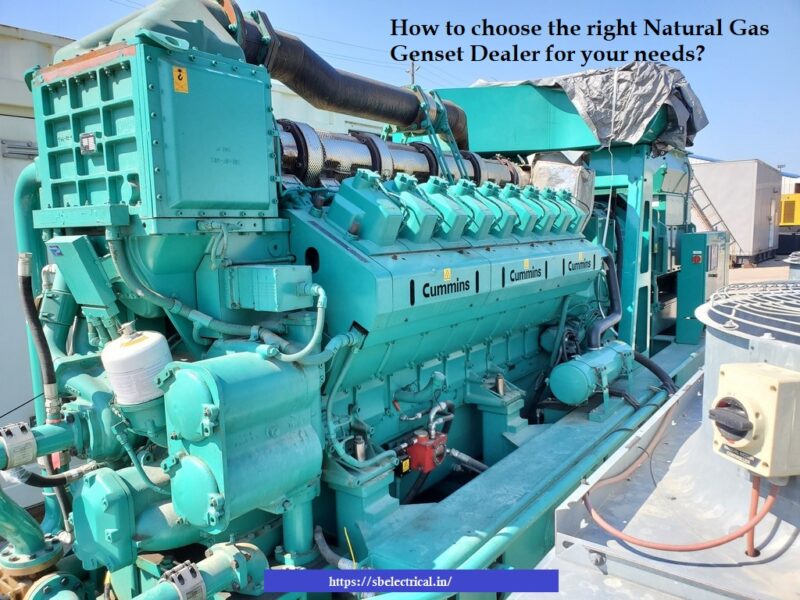 How to choose the right Natural Gas Genset Dealer for your needs?